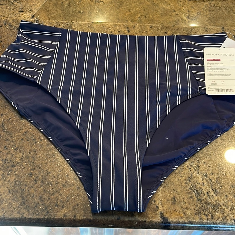 NWT Athleta Piha High Waist Bikini Bottom